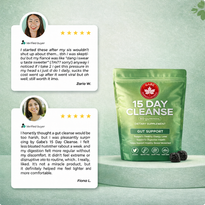 15-Day Gut Cleanse Gummies – Digestive Support for Daily Bloating Relief & Regularity