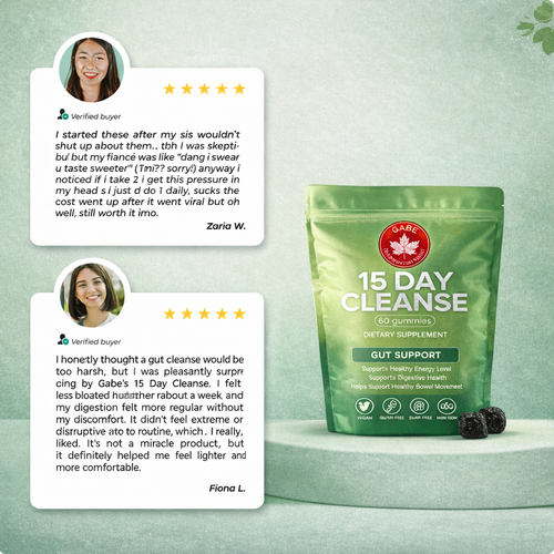 15-Day Gut Cleanse Gummies – Digestive Support for Daily Bloating Relief & Regularity