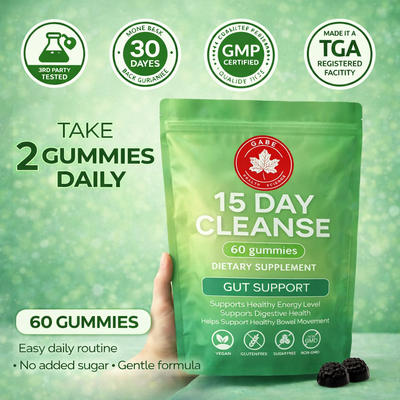 15-Day Gut Cleanse Gummies – Digestive Support for Daily Bloating Relief & Regularity